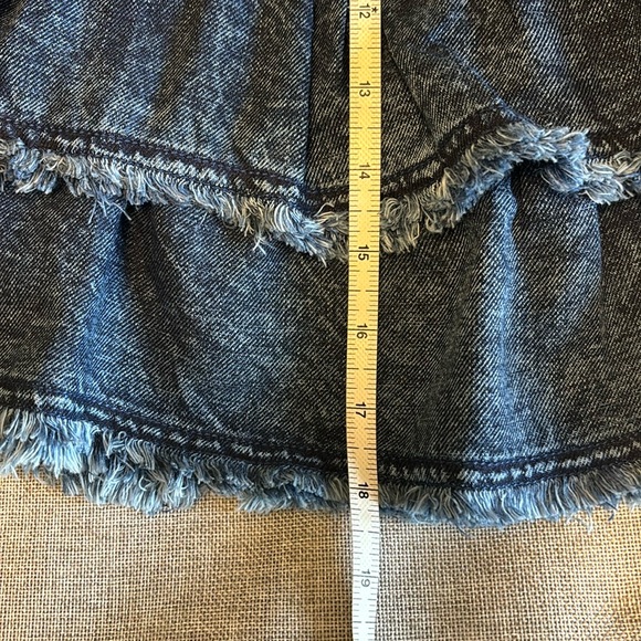 NWT!  ANTHROPOLOGIE skirt with ruffles, Sz S. - Picture 9 of 9